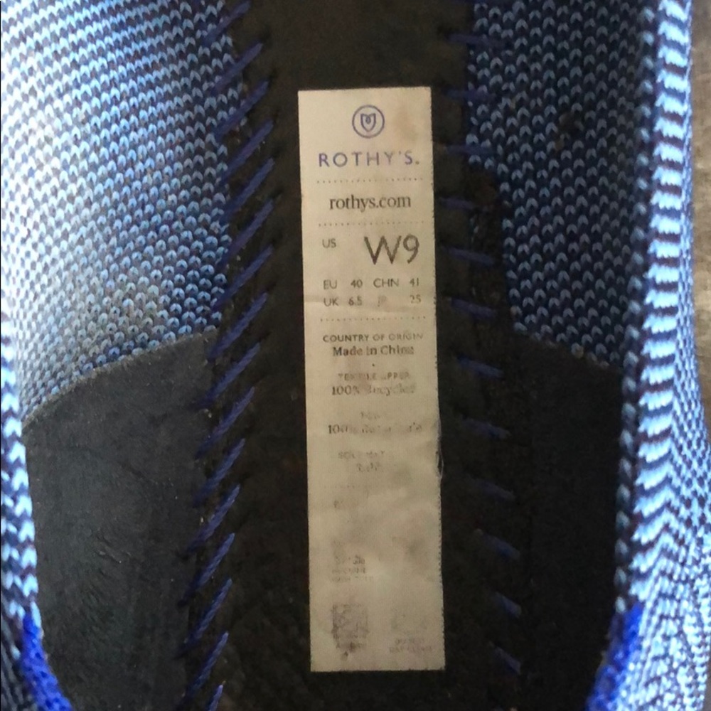 VERY rare lapis python Rothys - Picture 2 of 3